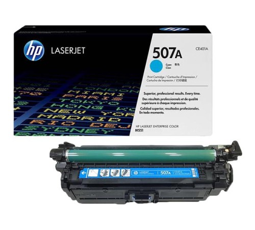 Тонер-картридж/ HP 507A Cyan LaserJet Toner Cartridge Тонер-картридж/ HP 507A Cyan LaserJet Toner Cartridge