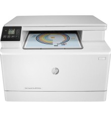 Многофункциональное устройство HP Color LaserJet Pro MFP M182n (p/c/s ,A4, 16ppm, 256Mb, USB, Fast Ethernet10/100 Base-TX,1 tray  150, cartridge 800&700 cmy in box, Repl. T6B70A)