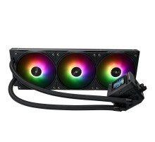 Водяное охлаждение для процессора/ Water Cooling System Thermalright Frozen Warframe SE 360 ARGB Black  (360mm, LED temp., Black, ARGB/ Fans: 3x120mm, 70.84CFM, 29.8dBA, 2000RPM/ Pump height 59mm, Rad thickness 27mm/ S: 1851, 1700, 1200, 115X, AM5, AM4)