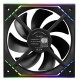 Кулер для корпуса/ Case Cooler Thermalright TL-M12 (120x124x25mm, 4-pin PWM, ARGB, 47.6CFM, 23.2dBA, 1500RPM, Black)