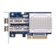 Сетевая карта/ QNAP QXP-32G2FC Dual-port Fiber Channel adapter, 2 x 32 Gb / s SFP +, PCIe Gen3 x8.  For QTS OS ONLY
