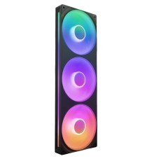 Кулер для корпуса ПК/ Case Cooler NZXT F360 RGB Core (120x120x25mm, 4-pin PWM, RGB, 75.12CFM, 30dBA, 2400RPM, Black, Single-Frame RGB Fan Unit)