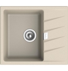 Кухонная мойка RIVELATO RIVELATO Мойка RAUM 58  1-чаша 580*500мм, монтаж: врезной, материал: кварц, цвет: темно-бежевый