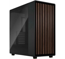 Корпус без блока питания/ Case Fractal Design North XL TG Dark Tint, Full-Tower, 3x140mm, 2xUSB-A 3.2 + 1xUSB 3.2 Type-C E-ATX, ATX, mATX, mITX Wood panel, Charcoal Black