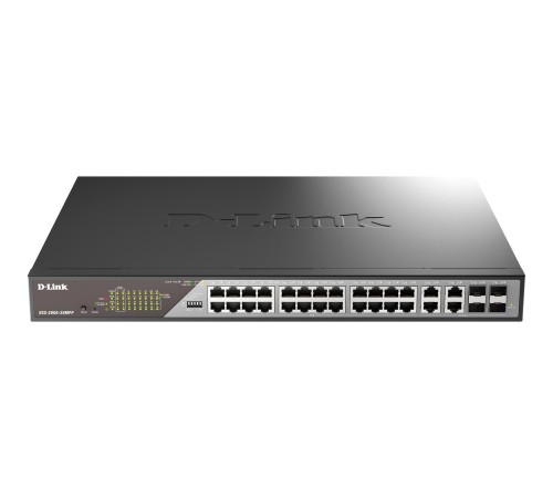 Сетевой коммутатор/ Smart L2 Surveillance Switch 24х1000Base-T PoE (8 PoE ports 802.3bt 90W), 4xCombo 1000Base-T PoE/SFP, PoE Budget 518W, Long-range PoE up to 250m Сетевой коммутатор/ Smart L2 Surveillance Switch 24х1000Base-T PoE (8 PoE ports 802.3bt 90W), 4xCombo 1000Base-T PoE/SFP, PoE Budget 518W, Long-range PoE up to 250m