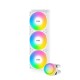 Водяное охлаждение для процессора/ Water Cooling System SAMA L60 White (360mm, White, ARGB/ Fans: 3x120mm, 82.79CFM, 29dBA, 2000RPM/ Pump height 52mm, 29dBA, 2500RPM, Rad thickness 27mm/ S: 1851, 1700, 1200, 20XX, 115X, AM5, AM4)