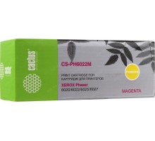 -/ Картридж лазерный Cactus CS-PH6022M 106R02761 пурпурный (1000стр.) для Xerox Phaser 6020/6022/WC6025