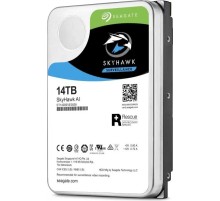 Жесткий диск/ RECERTIFIED HDD Seagate SATA3 14Tb SkyHawk Surveillance 7200 256Mb 1 year warranty (replacement WD141PURP,WD140PURZ, ST12000VE001) RECERTIFIED