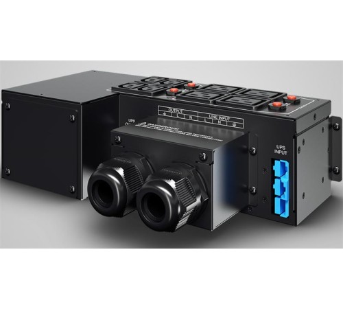 CyberPower Байпас MBP60AHVIEC82U 5кВа – 10кВа; 2U; Клемная колодка x 1; IEC C13 x 4; IEC C19 x 4; (ШхВхГ) 288 x 88 x 141; 2,8кг CyberPower Байпас MBP60AHVIEC82U 5кВа – 10кВа; 2U; Клемная колодка x 1; IEC C13 x 4; IEC C19 x 4; (ШхВхГ) 288 x 88 x 141; 2,8кг