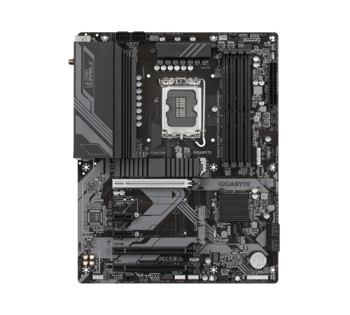 Материнская плата/ MB GIGABYTE INTEL Z790 s1700, 4xDDR5(192GB), HDMI 2.1/DP, 1xPCIe 5.0x16, 1xPCIe 4.0x16, 1xPCIe 3.0x16, 2xPCIe 3.0, 1xLAN (2.5GbE), Wi-Fi, BT, 4xSATA 6Gb/s, 3xM.2, 1xUSB-C, 5xUSB 3.2, 2xUSB 2.0, 1xPS/2, ATX Материнская плата/ MB GIGABYTE INTEL Z790 s1700, 4xDDR5(192GB), HDMI 2.1/DP, 1xPCIe 5.0x16, 1xPCIe 4.0x16, 1xPCIe 3.0x16, 2xPCIe 3.0, 1xLAN (2.5GbE), Wi-Fi, BT, 4xSATA 6Gb/s, 3xM.2, 1xUSB-C, 5xUSB 3.2, 2xUSB 2.0, 1xPS/2, ATX