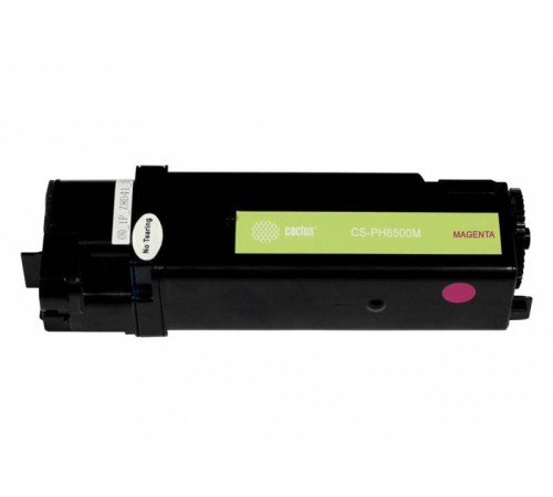 -/ Картридж лазерный Cactus CS-PH6500M 106R01602 пурпурный (2500стр.) для Xerox Phaser 6500/WorkCentre