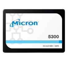 Твердотельный накопитель/ Micron SSD 5300 PRO, 960GB, 2.5" 7mm, SATA3, 3D TLC, R/W 540/520MB/s, IOPs 95 000/35 000, TBW 2628, DWPD 1.5 (12 мес.)