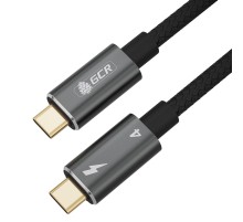 GCR Кабель TypeC Thunderbolt 4, 1.0m, черный, 100W, 40 Гбит/с, 8K60Hz, GCR-54620
