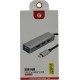 Кабель-концентратор/ Кабель-концентратор USB 3.1 Type-Cm --> 4 port USB3.0(f)  Aluminum Shell VCOM <DH310A>