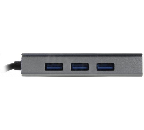 Кабель-концентратор/ Кабель-концентратор USB 3.1 Type-Cm --> 4 port USB3.0(f)  Aluminum Shell VCOM <DH310A>