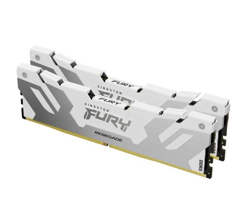 Оперативная память Kingston 32GB 6400MT/s DDR5 CL32 DIMM FURY Renegade White XMP