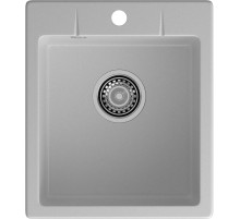 Кухонная мойка GRANFEST GRANFEST Мойка URBAN 242  1-чаша 420*490мм, монтаж: врезной, материал: кварц, цвет: серый
