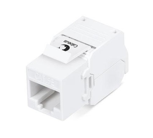 Вставка модуль Сabeus KJ-RJ45-Cat.5e-180-Toolless Вставка Keystone Jack RJ-45(8P8C), 180 градусов, категория 5e, без инструмента Toolless, белая Вставка модуль Сabeus KJ-RJ45-Cat.5e-180-Toolless Вставка Keystone Jack RJ-45(8P8C), 180 градусов, категория 5e, без инструмента Toolless, белая