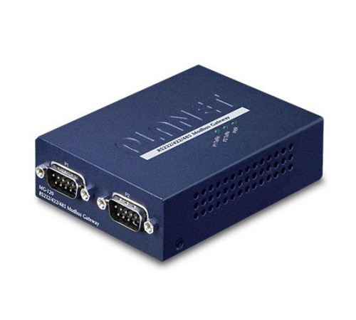 шлюз/ PLANET 2-Port RS232/422/485 Modbus Gateway (1-Port 10/100BASE-TX, -10 to 60 C, Modbus RTU/ASCII, Master/Slave)