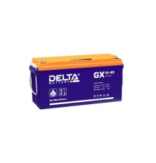 Батарея DELTA серия GX, GX 12-65, напряжение 12В, емкость 65Ач (разряд 20 часов),  макс. ток разряда (5 сек.) 650А, макс. ток заряда 12.86А, свинцово-кислотная типа GEL, клеммы под болт М6, ДxШxВ 350х167х179мм., вес 23.4кг., срок службы 15 лет./ Battery D