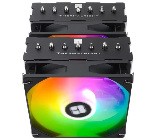 Кулер для процессора/ CPU Cooler Thermalright Phantom Spirit 120 SE ARGB (4-pin PWM, 154mm, Ni/CU, 7x6mm, ARGB, 2x120mm, 66.17CFM, 25.6dBA, 1500RPM, S: 1700, 1200, 115X, AM5, AM4) Кулер для процессора/ CPU Cooler Thermalright Phantom Spirit 120 SE ARGB (4-pin PWM, 154mm, Ni/CU, 7x6mm, ARGB, 2x120mm, 66.17CFM, 25.6dBA, 1500RPM, S: 1700, 1200, 115X, AM5, AM4)