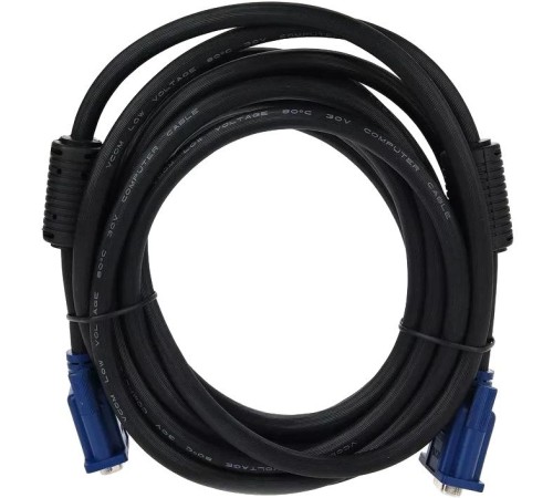Кабель/ Кабель удлинительный Монитор-SVGA card (15M-15F) 5m, 2 фильтра VCOM <VVG6460-5M>