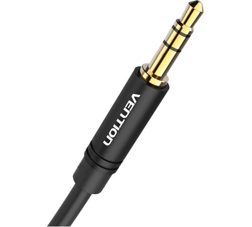 Кабель Vention аудио Jack 3,5 mm M/Jack 3,5 mm M  - 0.5м Черный