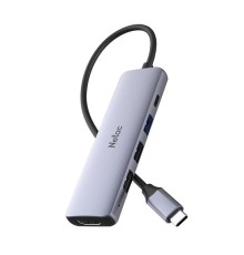 USB-концентратор Netac Hub WF13, Type-C to USB3.0+USB2.0*2+100W PD+HDMI (repl. NT08WF13-30GR)