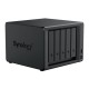 Система хранения данных Synology QC 2,2GhzCPU/8Gb(32)/RAID0,1,10,5,6/ 5HP HDD SATA(3.5', 2.5')upto 15 HDD (2xDX525)/2xM.2/2xUSB3.2/2x2.5GbE/iSCSI/(1xExp.)/1xPS/1YW repl DS1522+
