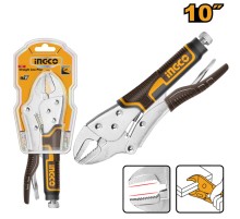 Клещи зажимные 250 мм INGCO HSJP0110