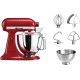 Настольный миксер KitchenAid Настольный миксер с откидным блоком Artisan 4.8 л, красный