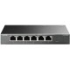 Коммутатор/ 4-port 10/100 Mbit / s unmanaged PoE + switch with 2 10/100 Mbit/s Uplink ports, metal case, desktop installation, 4 802.3 af/at PoE+ ports, 2 10/100 Mbit/s Uplink ports