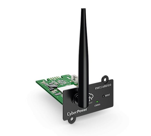 Карта облачного мониторинга/ Cloud monitoring card CyberPower RWCCARD100 NEW для 1ф устройств, беспроводная, Wi-Fi Карта облачного мониторинга/ Cloud monitoring card CyberPower RWCCARD100 NEW для 1ф устройств, беспроводная, Wi-Fi