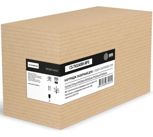 -/ Картридж лазерный Cactus CS-TK5240BK-MPS TK-5240BK черный (8000стр.) для Kyocera Ecosys M5526cdn/M5526cdw/P5026cdn/P5026cdw