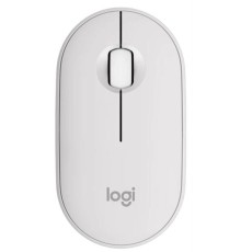 Мышь Logitech Wireless Mouse Pebble 2 M350s, Bluetooth, WHITE, [910-007013]