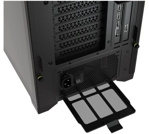 Корпус без блока питания/ Case Corsair iCUE 5000X RGB, Midi-Tower, TG, 3x120mm RGB, 2xUSB-A 3.2, 1xUSB 3.2 Type-C, E-ATX, ATX, mATX, mITX Black