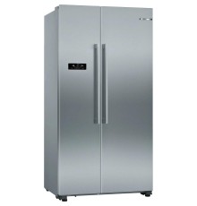 Холодильник BOSCH Холодильник типа side-by-side ,Serie   4, Full NoFrost, 178,7.6x90,8x70,7 см, LED освещение, Ящик для овощей и фруктов MultiBox, класс энергопотребления А++, полезный объём 560 (371/189) л, раздельная регулировка температуры с точностью