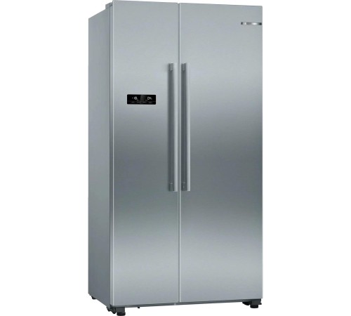 Холодильник BOSCH Холодильник типа side-by-side ,Serie   4, Full NoFrost, 178,7.6x90,8x70,7 см, LED освещение, Ящик для овощей и фруктов MultiBox, класс энергопотребления А++, полезный объём 560 (371/189) л, раздельная регулировка температуры с точностью