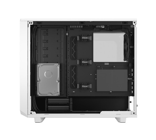 Корпус ПК без блока питания/ Case Fractal Design Meshify 2 TG Clear Tint, Midi-Tower, 3x140mm, 2xUSB-A 3.2 + 1xUSB 3.2 Type-C E-ATX, ATX, mATX, mITX White