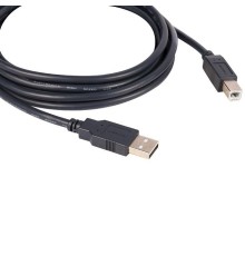 Кабель USB-A 2.0 вилка- USB-B вилка, 1,8 м