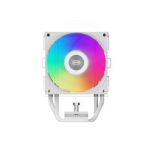 Кулер для процессора/ CPU Cooler PCCooler R400 ARGB WH (180W, 4-pin PWM, 133mm, Al/Cu, 4x6mm, ARGB, 1x92mm, 40.94CFM, 30dBA, 2200RPM, S: 1851/1700/1200/115X, AM5/AM4, white)