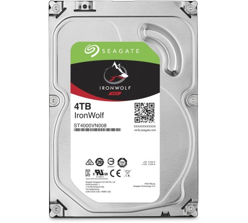Жесткий диск/ HDD Seagate SATA3 4Tb Iron Wolf NAS 5900 64Mb 1 year warranty Жесткий диск/ HDD Seagate SATA3 4Tb Iron Wolf NAS 5900 64Mb 1 year warranty