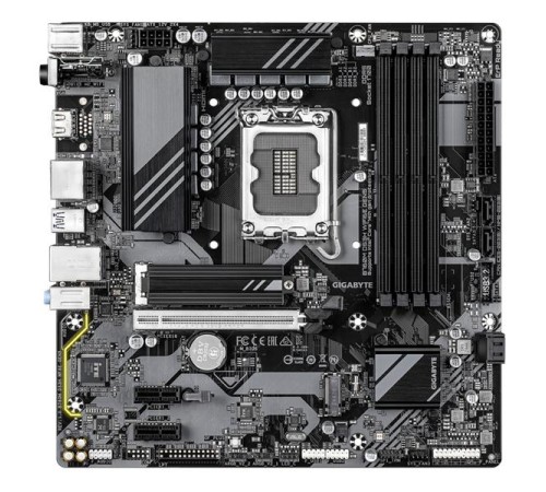 Материнская плата GIGABYTE B760M DS3H WF6E GEN5, LGA1700, B760, 4*DDR5, 4*SATA, 2*M.2, 3*USB 3.2, 2*USB 2.0, Type-C, 1*PCIx16, 2*PCIx1, HDMI+2*DP, mATX