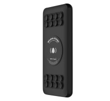 GCR PowerBank на 20000mAh беспроводная зарядка Qi с креплением 15W + QC 3.0 + PD 18W, черный, GCR-55040