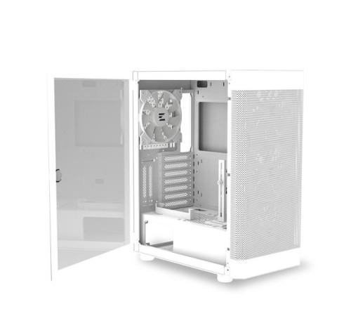 корпус ZALMAN i4 TG, ATX, WHITE, FRONT MESH, WINDOW, 2x3.5", 2x2.5", 1xUSB2.0, 2xUSB3.0, FRONT 3x140mm FRGB, REAR 1x140mm FRGB