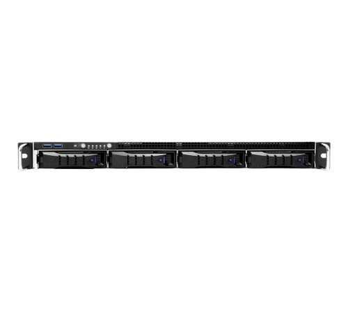 Серверная платформа/ SB101-TU, 1U, 2xLGA-4189, 4x 3.5"/2.5" tri-mode hot-swap, 2x 2.5" 9mm SATA internal, 6x 4056 & 1x 4028 FAN, Acbel 750W redundant power supply platinum, Tucana motherboard, Intel Lewisburg, DDR4 RDIMM x16, Intel PCH C621