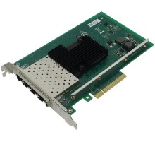 Сетевой адаптер Intel Ethernet Converged Network Adapter X710-DA4, 10Gb Quad Ports SFP+, transivers no included, LP and FH brackets included, bulk, 1 year