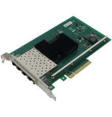 Сетевой адаптер Intel Ethernet Converged Network Adapter X710-DA4, 10Gb Quad Ports SFP+, transivers no included, LP and FH brackets included, bulk, 1 year