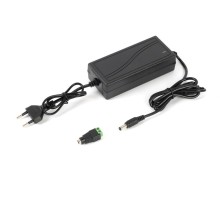 8836 Mollusk-VR 12/4 источник питания 12В, 4А. Сетевой диапазон 110-245В провод с вилкой