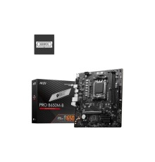 Материнская плата MSI PRO B650M-B,B650,AM5,2DDR5,1PCI-Ex16,1PCI-Ex1,1M.2,4SATA3,6USB3.2 Gen1,6USB2.0,HD Audio
